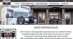 Desktop Screenshot of ancofastenersales.com