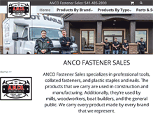 Tablet Screenshot of ancofastenersales.com